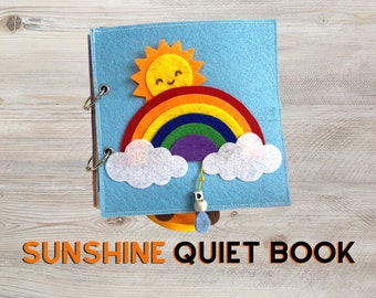 Felt Quiet Book, Busy Book for baby and Toddlers, Personalized book, Kid activity book, Cloth Book, Sensory books, Montessori book