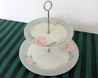 2 tier plate etsy