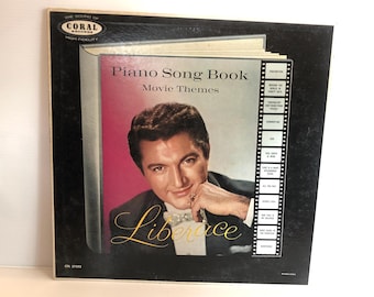 Álbum de vinilo LP clásico "Piano Song Book of Movie Themes Liberace"