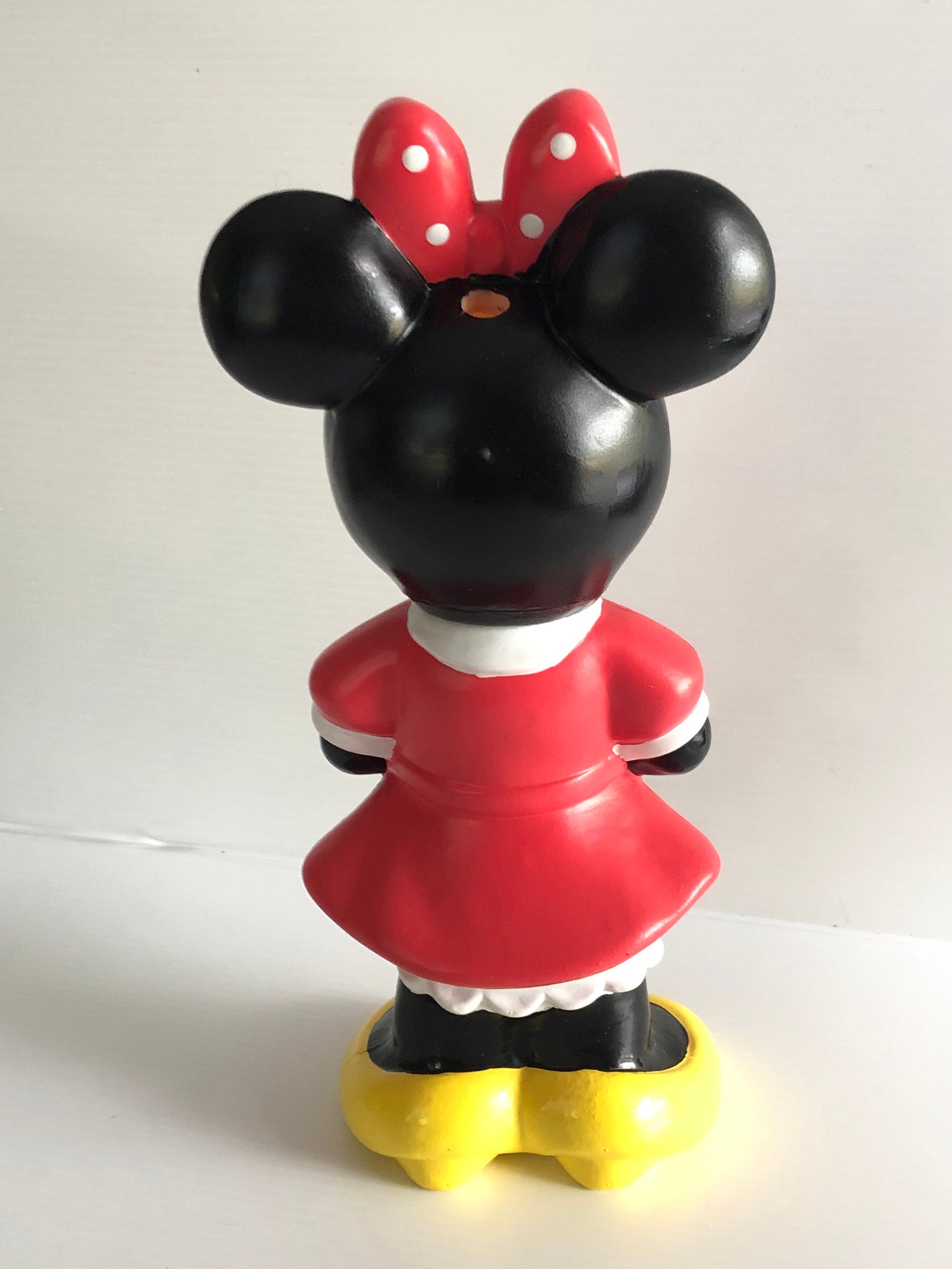 Vintage Minnie Mouse Statue Water Bottle Disney Hard Plastic Etsy