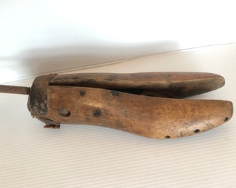 Antique Shoe Stretcher Old Wooden Shoe Stretcher Vintage/antique