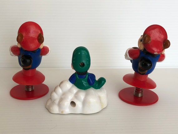 3 Vintage Nintendo Super Mario Action Figures, Mcdonald's