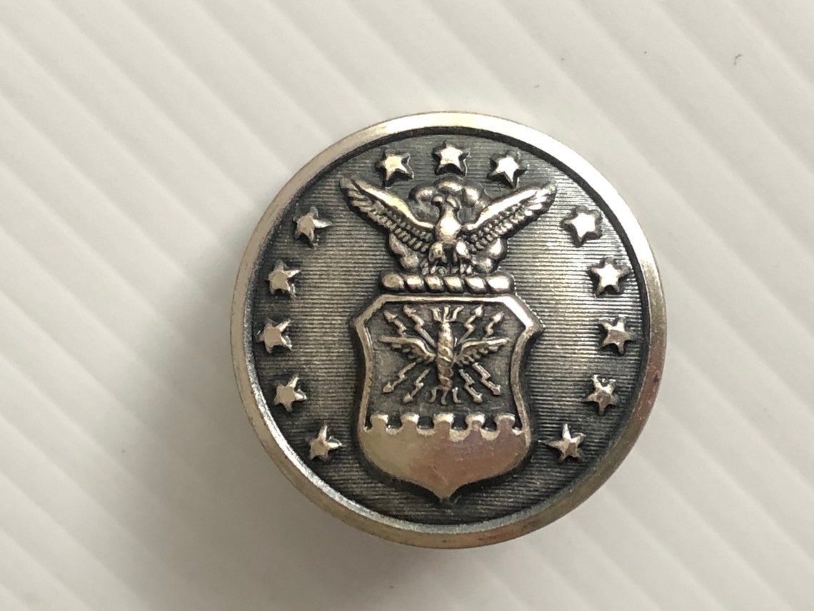 Vintage 5 Large Eagle Military Buttons by Scovill Mfg. Co. Etsy