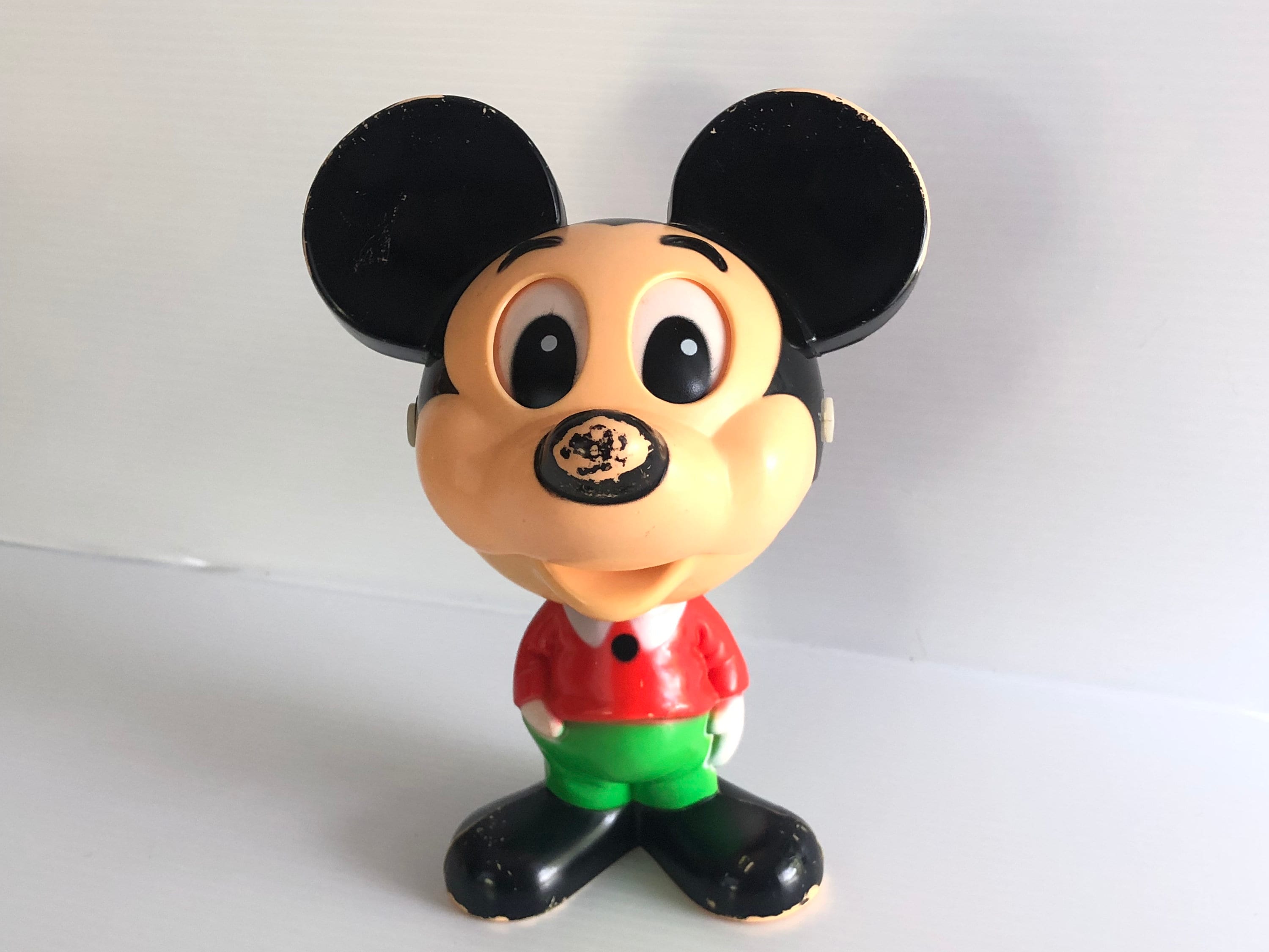 昭和ビンテージ　Mickey Mouse Power 1976 Disney Mickey mouse & Tweety Bird Chatter Pull String