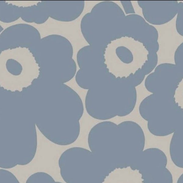 Marimekko pieni unikko 2, marimekko blue flowers