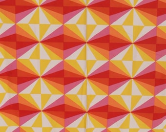 Vintage Maria Vinka IKEA Cotton Fabric: Colorful Geometric Design