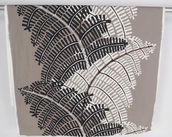 Vintage IKEA Cotton Fabric: Maria Vinka Fern Leaf Design