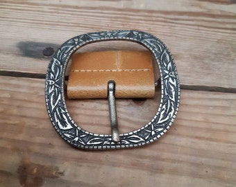 Vintage engraved Belt buckle