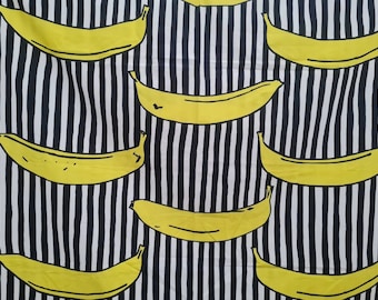 Ikea banana fabric, cotton canvas , cotton fabric