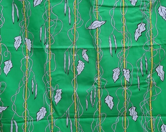 Green Botanical Cotton Fabric - Gunilla Axen IKEA Design