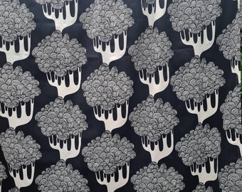 Ikea curtains, abstract pattern curtain, black and white curtains