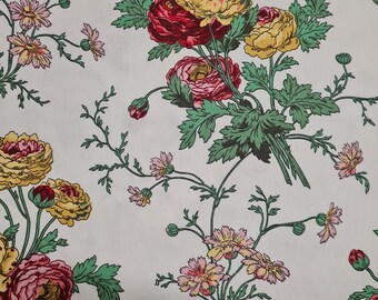 Ikea-stof bloemen, romantische stof,