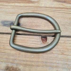 Vintage solid metal belt buckle, recycled, metal buckle, men&#39;s belt buckle