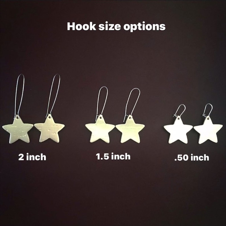 Star earrings Cork earrings Leather earrings Cork and leather star earrings Gifts for her