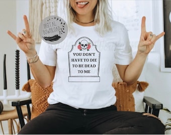 Tot für mich, Skelett Hand Png, sarkastische Schrift, Sublimation Download, Toten im Inneren Png, kommerzielle Nutzung, Schnittdatei