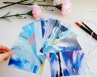 Hand made Cards Kraft envelope included Original Hand painted Postcards 100/% hand painted Fruits Postcards