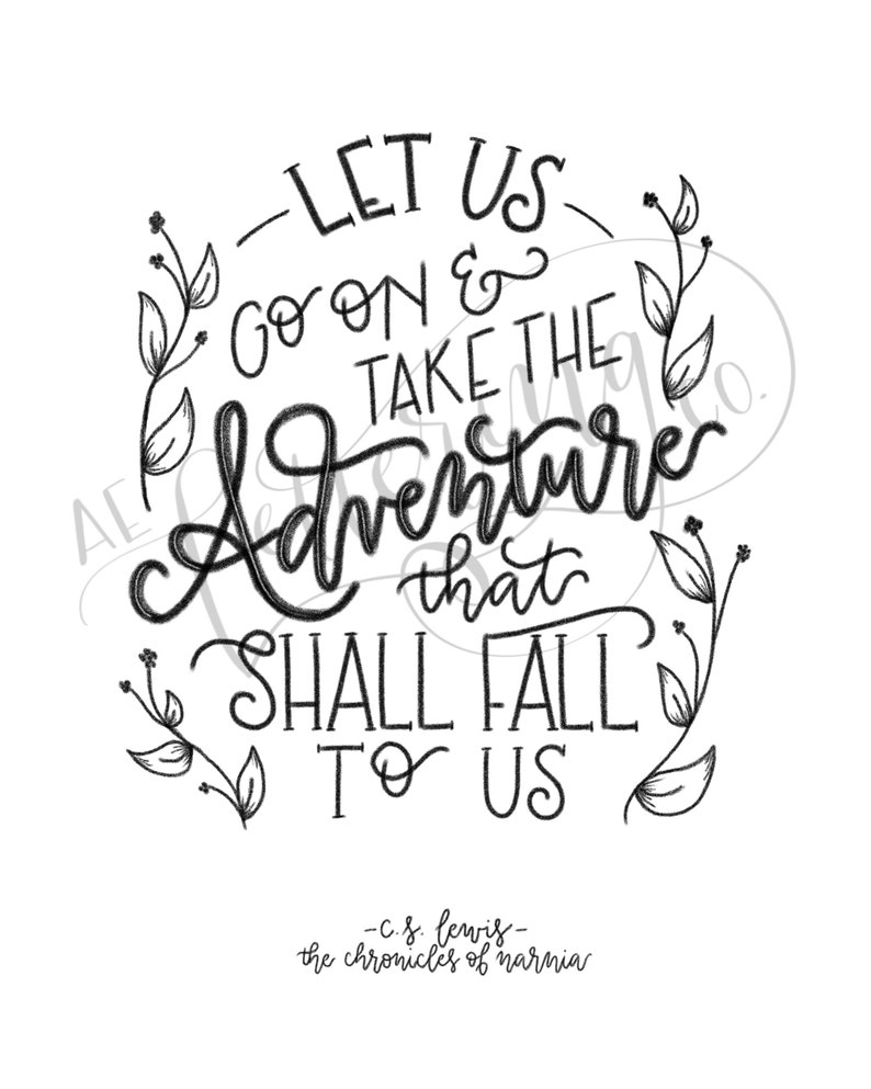 the chronicles of narnia printable take the adventure print etsy
