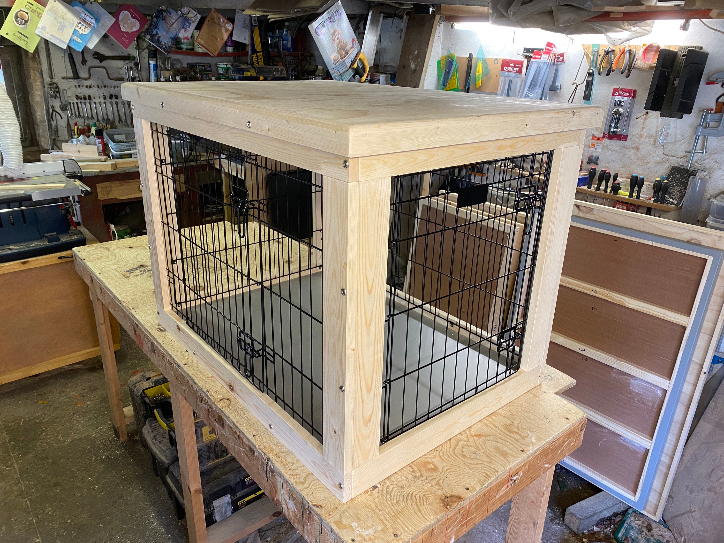 Wooden Dog Crate Based on a 30 Inch Cage Etsy