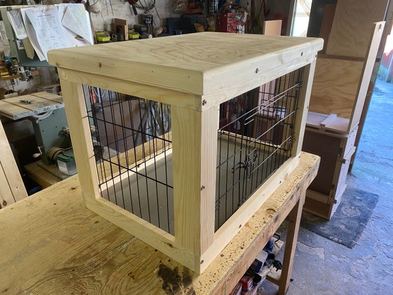 wooden indoor dog kennel