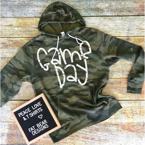 camo hooded shirt