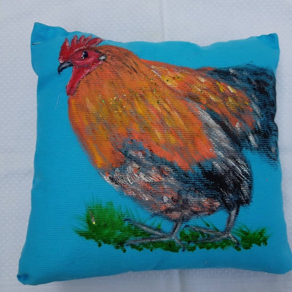 Coussin et sa poule