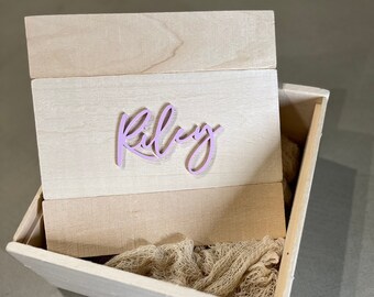 Personalized Keepsake Box | Memory Box| Baby Boy Gift | Baby Girl Gift | Bridal Shower Gift | Proposal Box