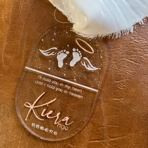 Memoriam Ornament | Infant Loss Gift | Stillbirth Gift| Pregnancy Loss Gift | Miscarriage ornament | baby loss | angel wings | memory gift