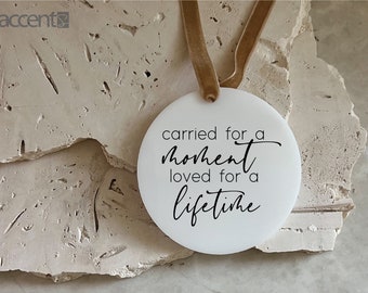 Memoriam Ornament | Infant Loss Gift | Stillbirth Gift| Pregnancy Loss Gift | Miscarriage ornament | baby loss | angel wings | memory gift