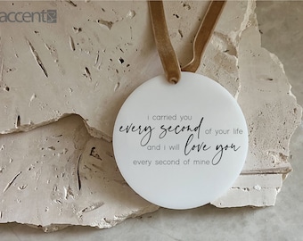 Memoriam Ornament | Infant Loss Gift | Stillbirth Gift| Pregnancy Loss Gift | Miscarriage ornament | baby loss | angel wings | memory gift