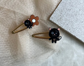 Spooky Kitty Hair Clip