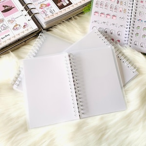 Reusable Sticker Book: 5x7, Silicone Release Paper, Planner Stickers