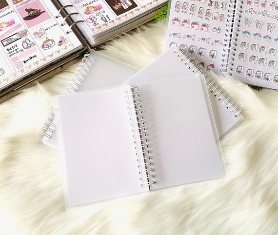 Plain Reusable Sticker Book 5x7 Sticker Organisation Planner