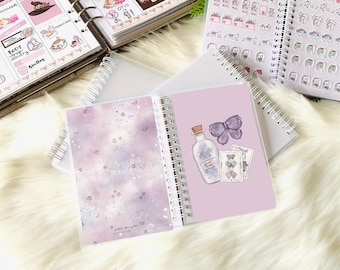 Reusable Sticker Book | 5x7 | Sticker Organisation | Planner Stickers | Silicone Release Paper | Sticker Album