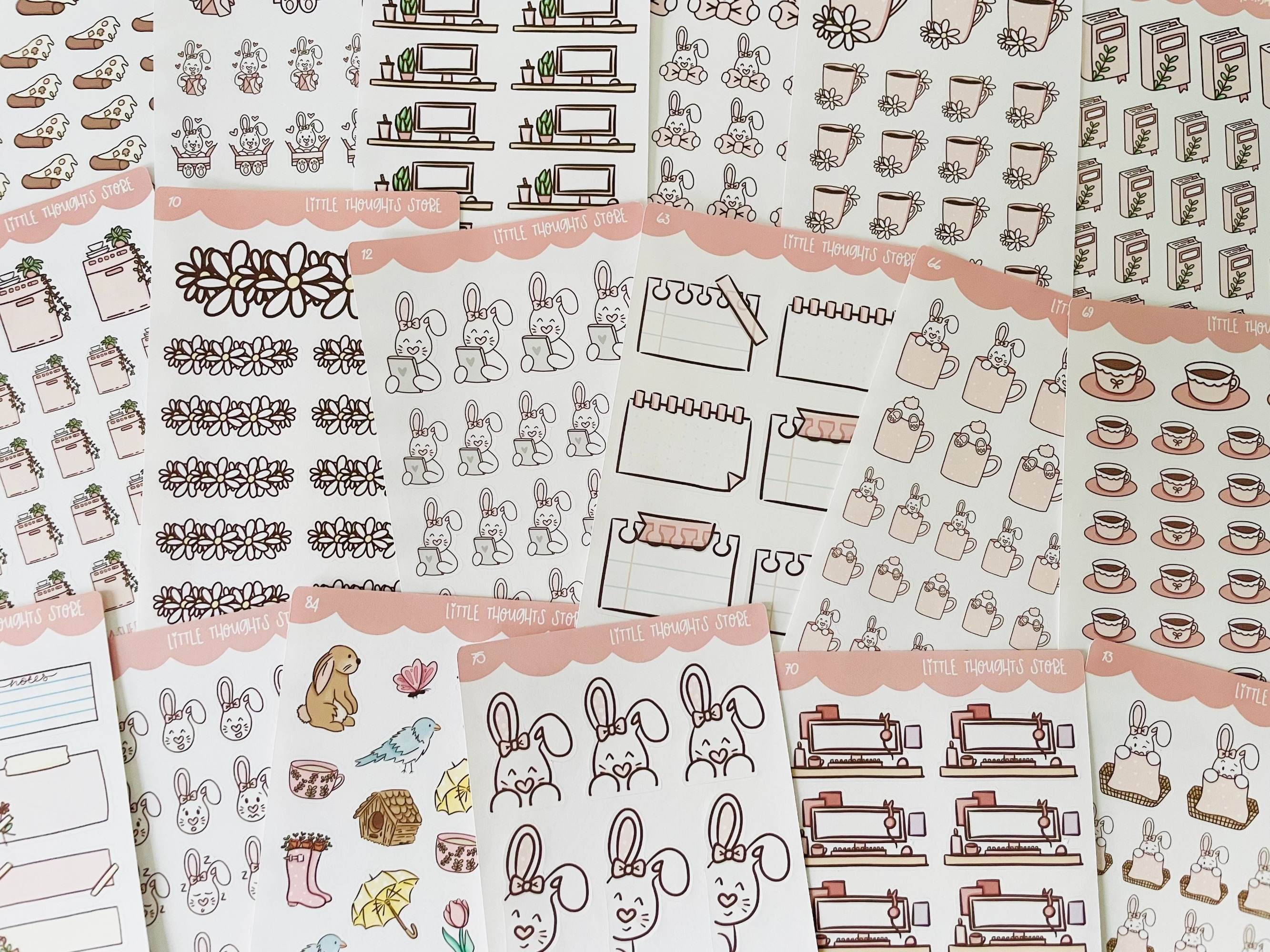 Buy Burger Doodle Stickers Planner Stickers Premium Matte Planner Stickers  Takeout Takeaway Delivery Fast Food Online in India 