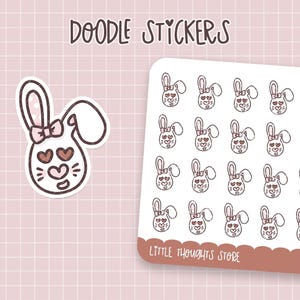Autocollants de griffonnage d'émotion d'amour | Stickers pour agenda | Album | Journalisation | Stickers papier premium