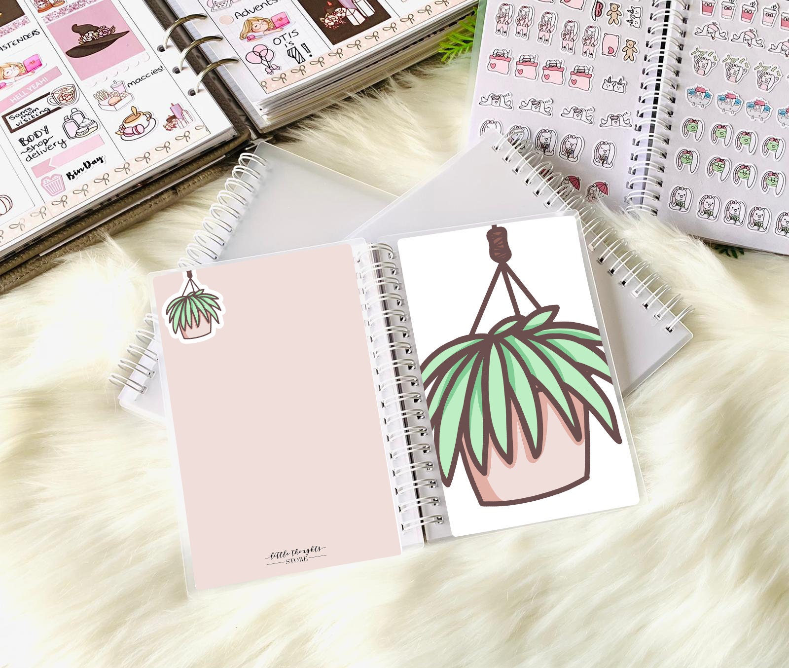 Reusable Sticker Book 4x6 Sticker Album Hanging Plant | Etsy