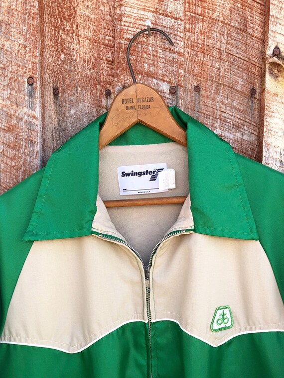 Mens Green Farmer Work Jacket Workwear Chore Wind… - image 6