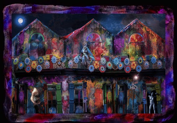 New Orleans,  Mixed Media,