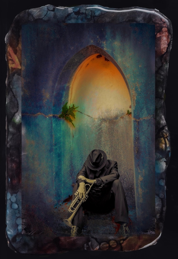 The Trumpet Man 18"x26"