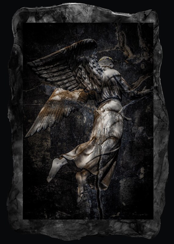 16"x24" Flying angel