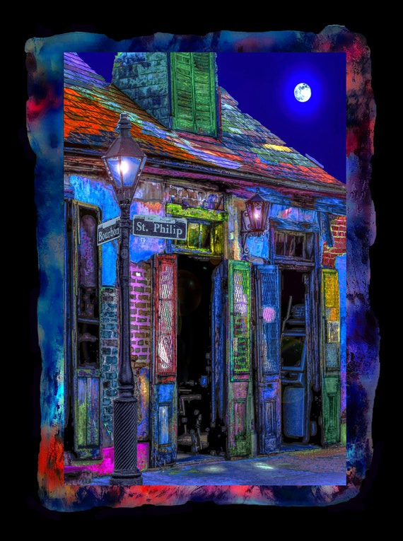 16"x24" Lafitte House ready to hang