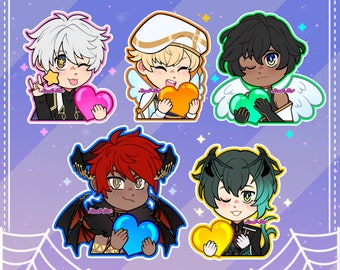 Obey Me! Chibi Side Characters Stickers