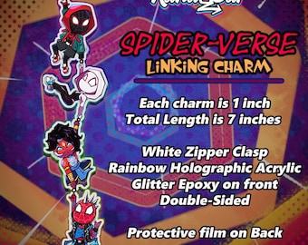 Spidey-Verse Linking Epoxy Acrylic Charm