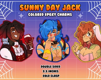 SDJ Halloween Colored Epoxy Charms
