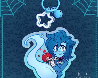 Chibi Elias Rainbow Glitter Epoxy Charm