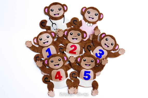 monkey finger puppets