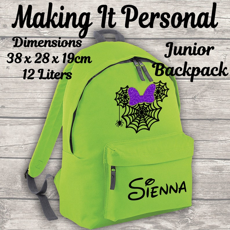 disney personalised backpack
