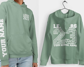 Leavers Hoodie Schools, Colleges & Universities Clubs Matching Hoodies Class Of 2023 Oxford Navy