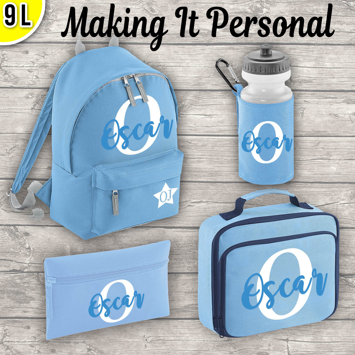 Personalised MINI 9L Kids Backpack Lunch Bag Water Bottle and Etsy UK