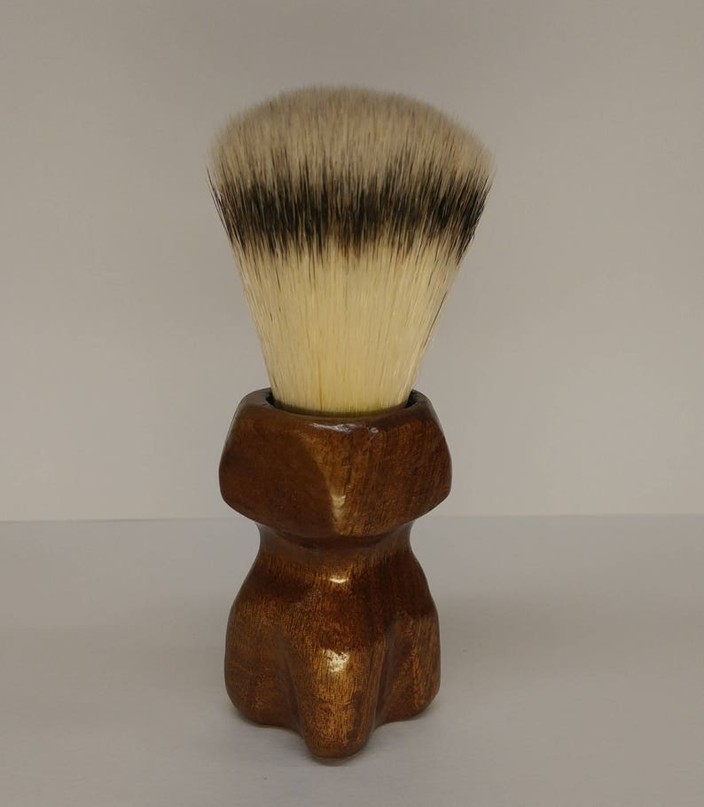 Shave Brush Walnut Handle 26mm Synthetic Knot Etsy